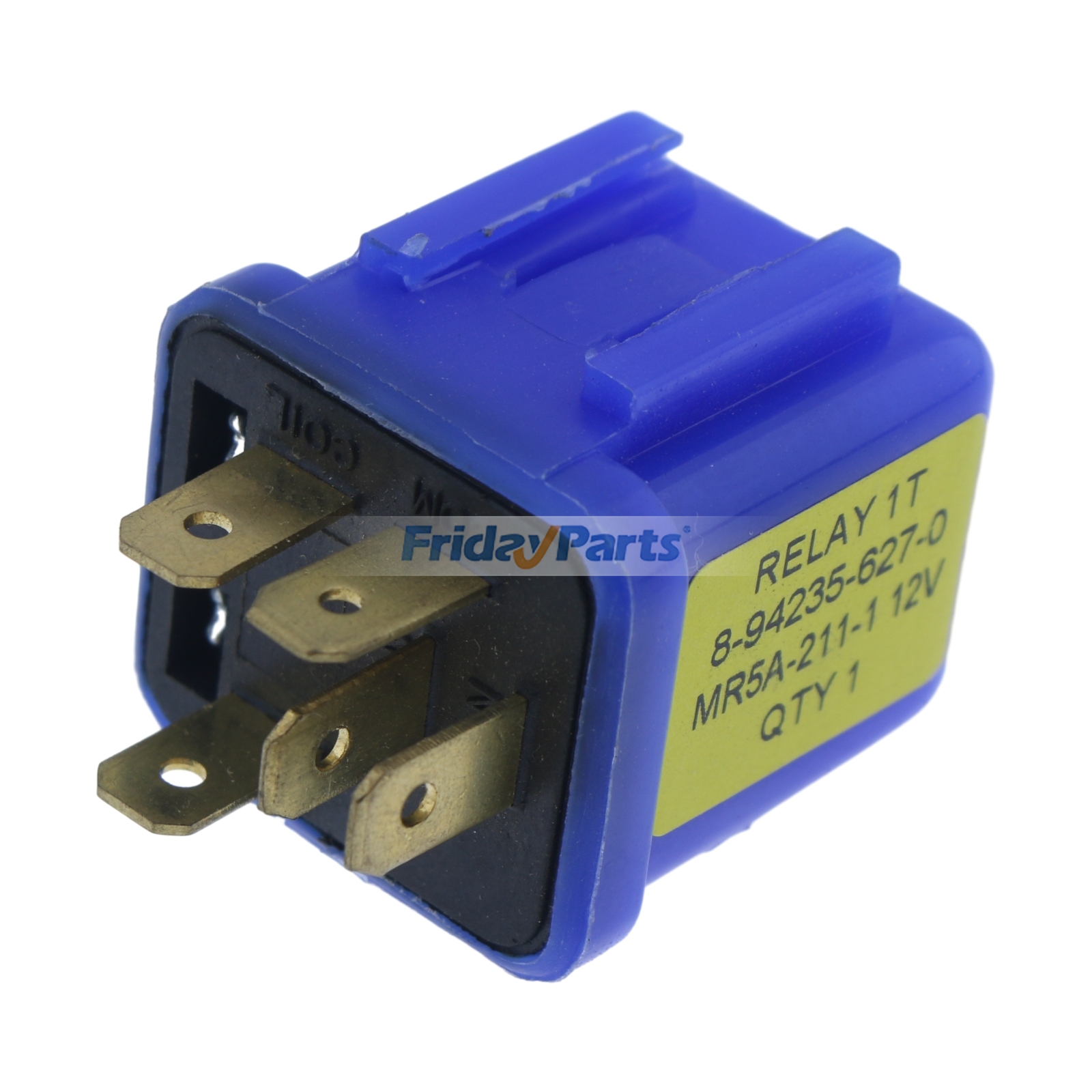 12V 5-Pin Blue Relay 8942356270 MR5A-211-1 for Isuzu Excavator RE013