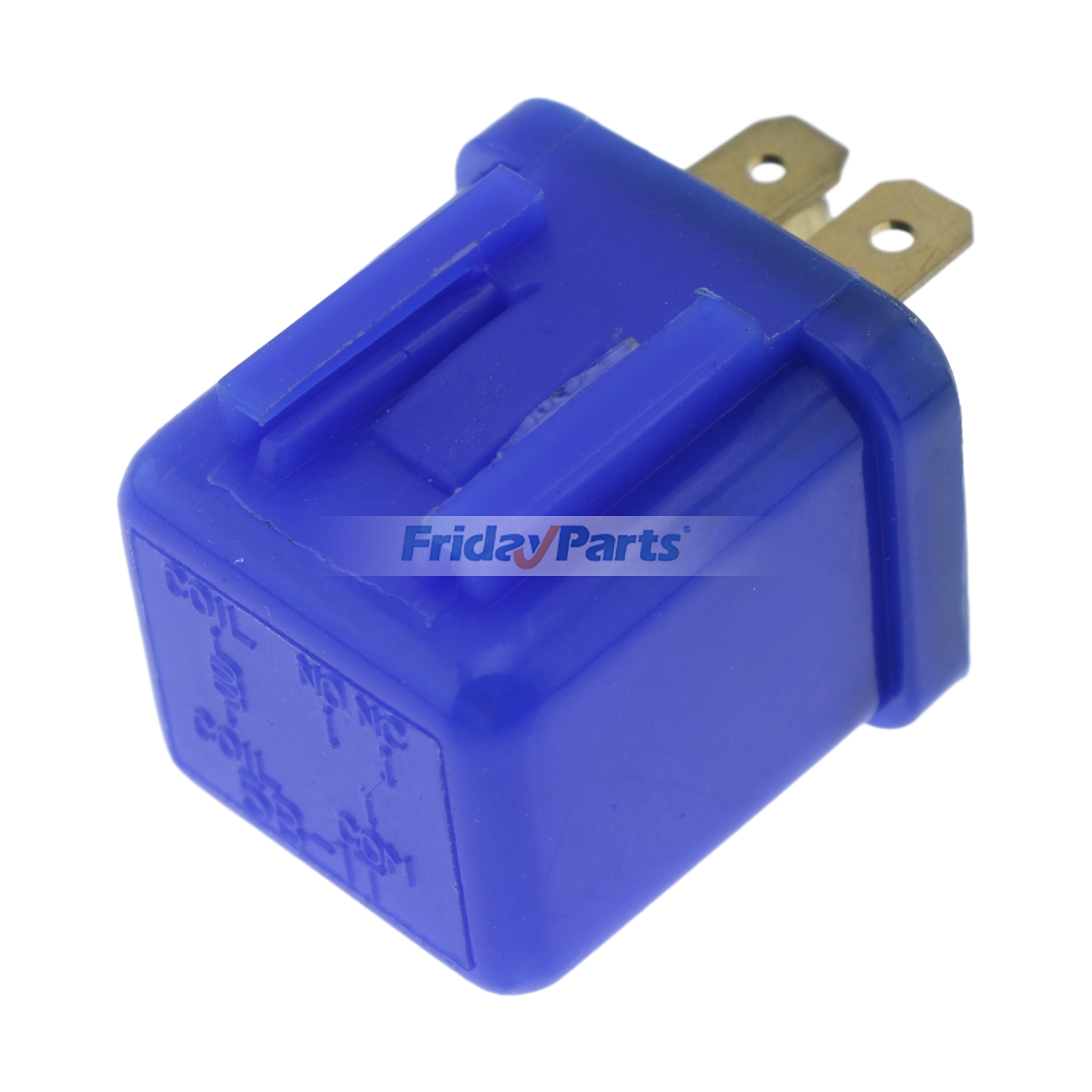Excavator 12V 5-Pin Blue Relay