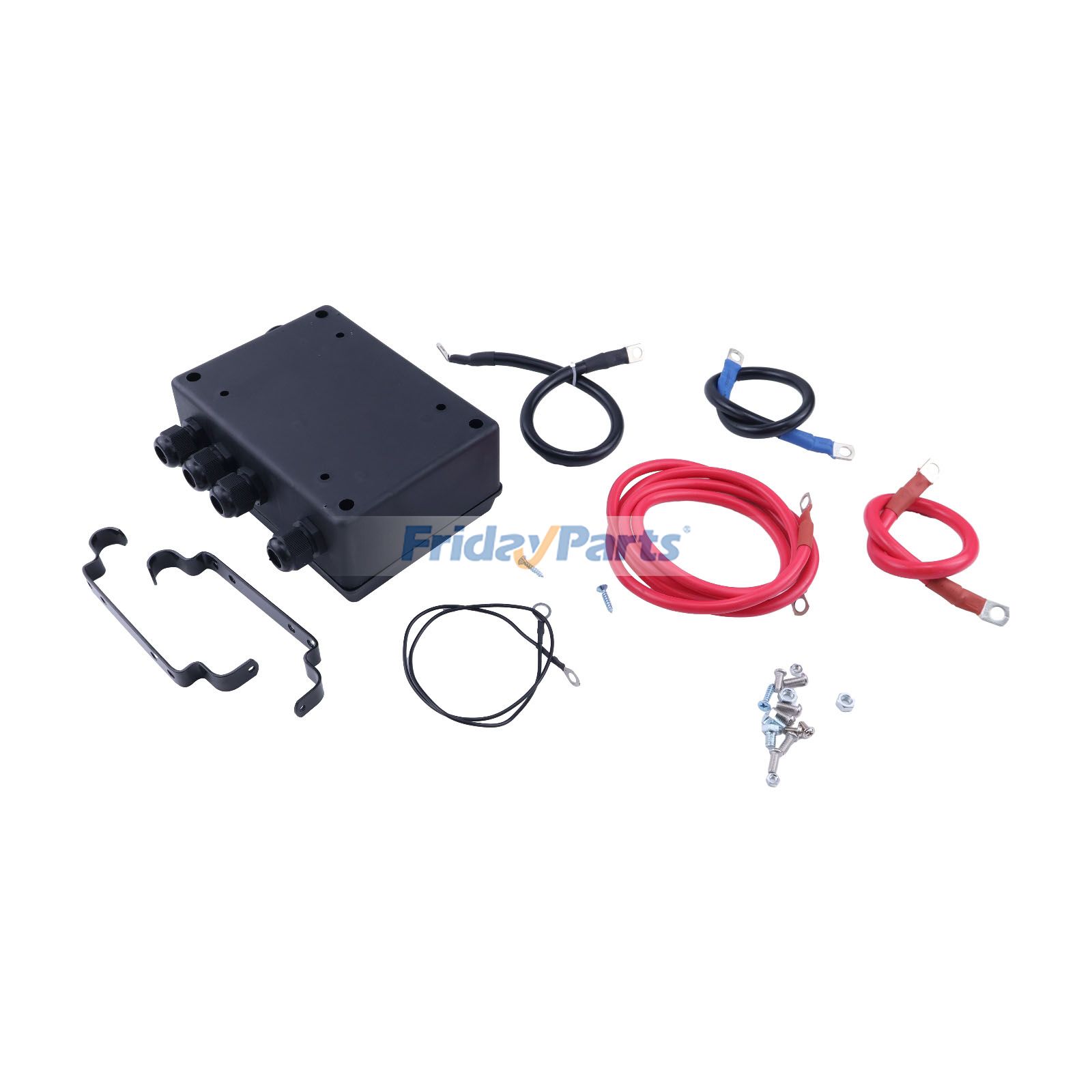 Relais de commande de solénoïde de treuil 12 V 500 A, boîtier pré-câblé LA055 pour remorque électrique ATV UTV SUV 4x4 de 8 000 à 17 000 lb