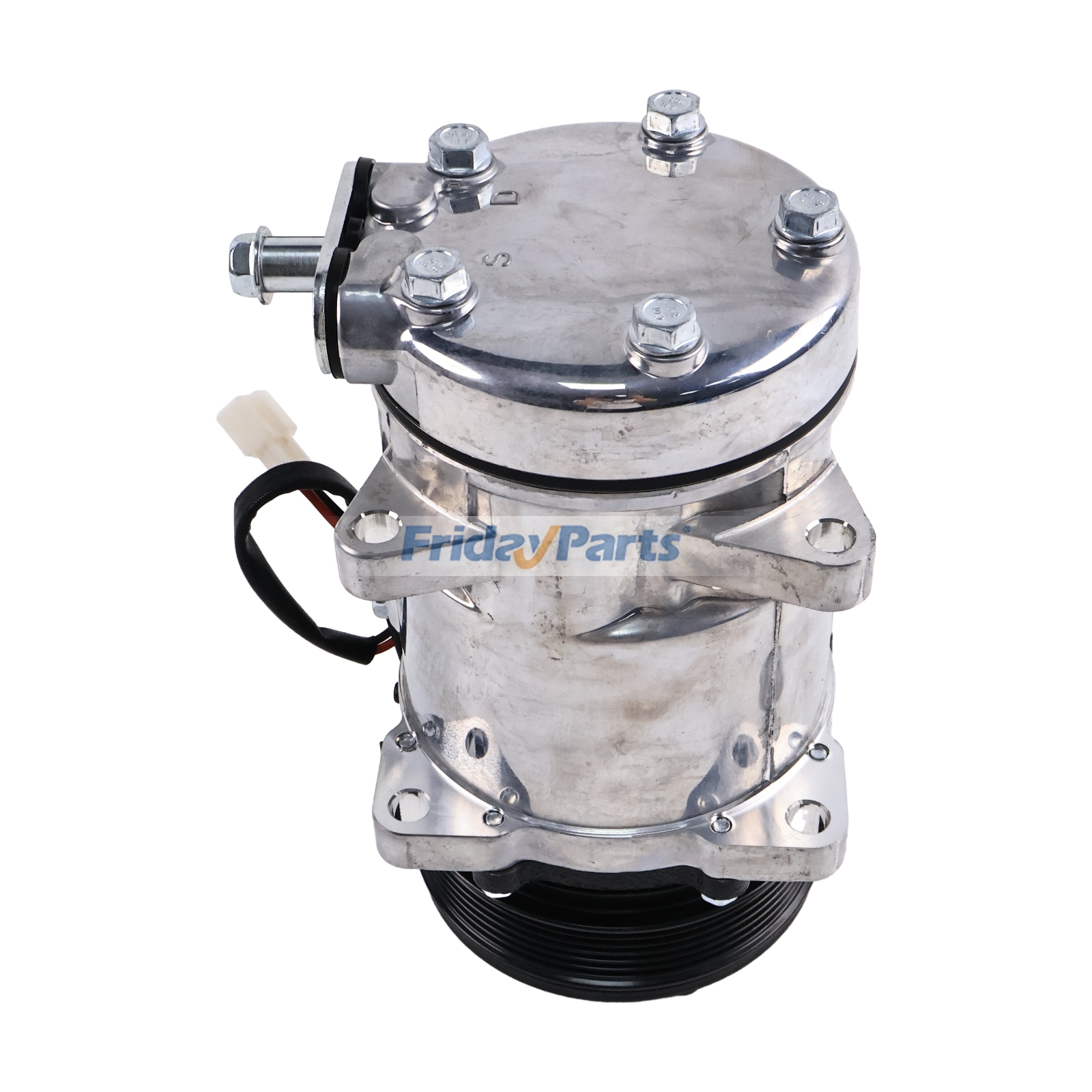 Compra Compresor de aire acondicionado de 12 V 5H16/SD510, paquete de 6, 125 mm, F0NN19D629AA F0NN19D629AB para tractores Ford New Holland 5640, 6640, 7740, 7840, 8240 y 8340. en Fridayparts