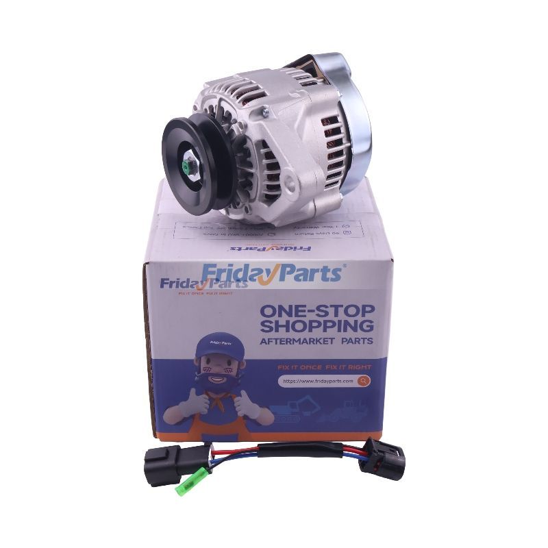 Alternador 12 V 60 A K1G362-64010 para cargadora Takeuchi TL10V2 TL230 TL8 TL8R2