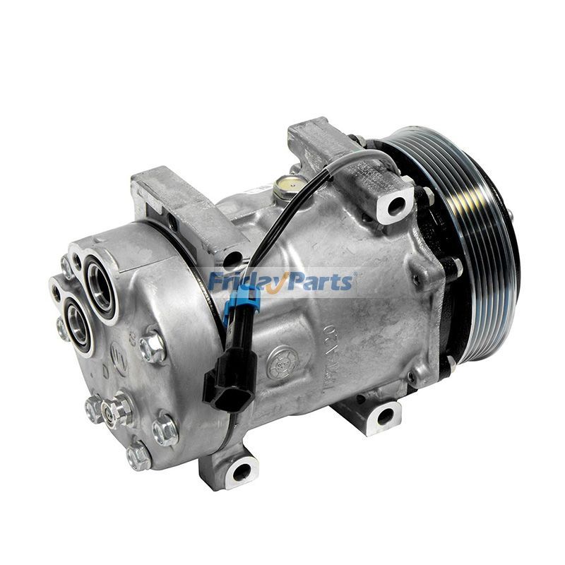 FridayParts 12 V 6 PS 125 mm SD7H15 Klimakompressor