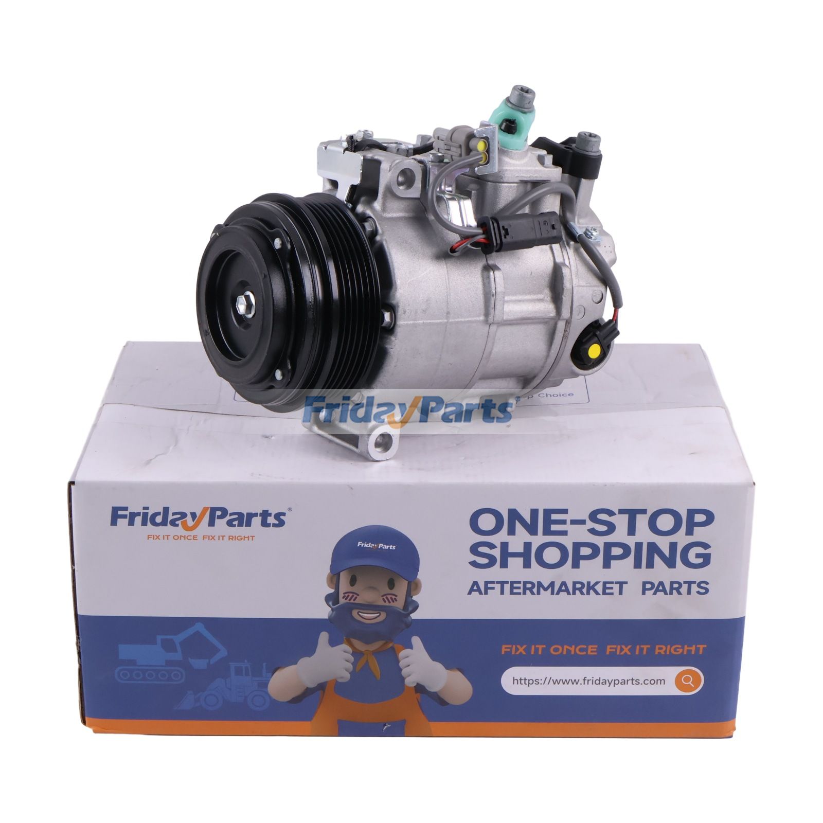 12V 6SBU16C A/C Compressor 447160-6010 for Mercedes Benz C300 C350 CLS400 E250 E300 E350 E400 GLK250 SL450