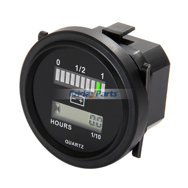 12V-72V Battery Timing Indicator for Golf Cart Forklift Lawn Mower Scrubber Machine Motorhome