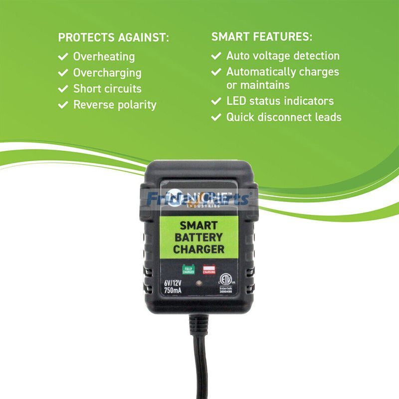 12V 750mA Fully-Automatic Smart Battery Charger Trickle Maintainer Tender for Others
