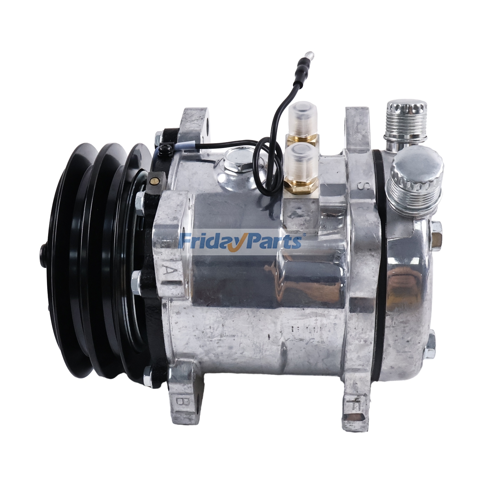 A/C Compressor compatible with Excavator,Loader,Tractor,Truck