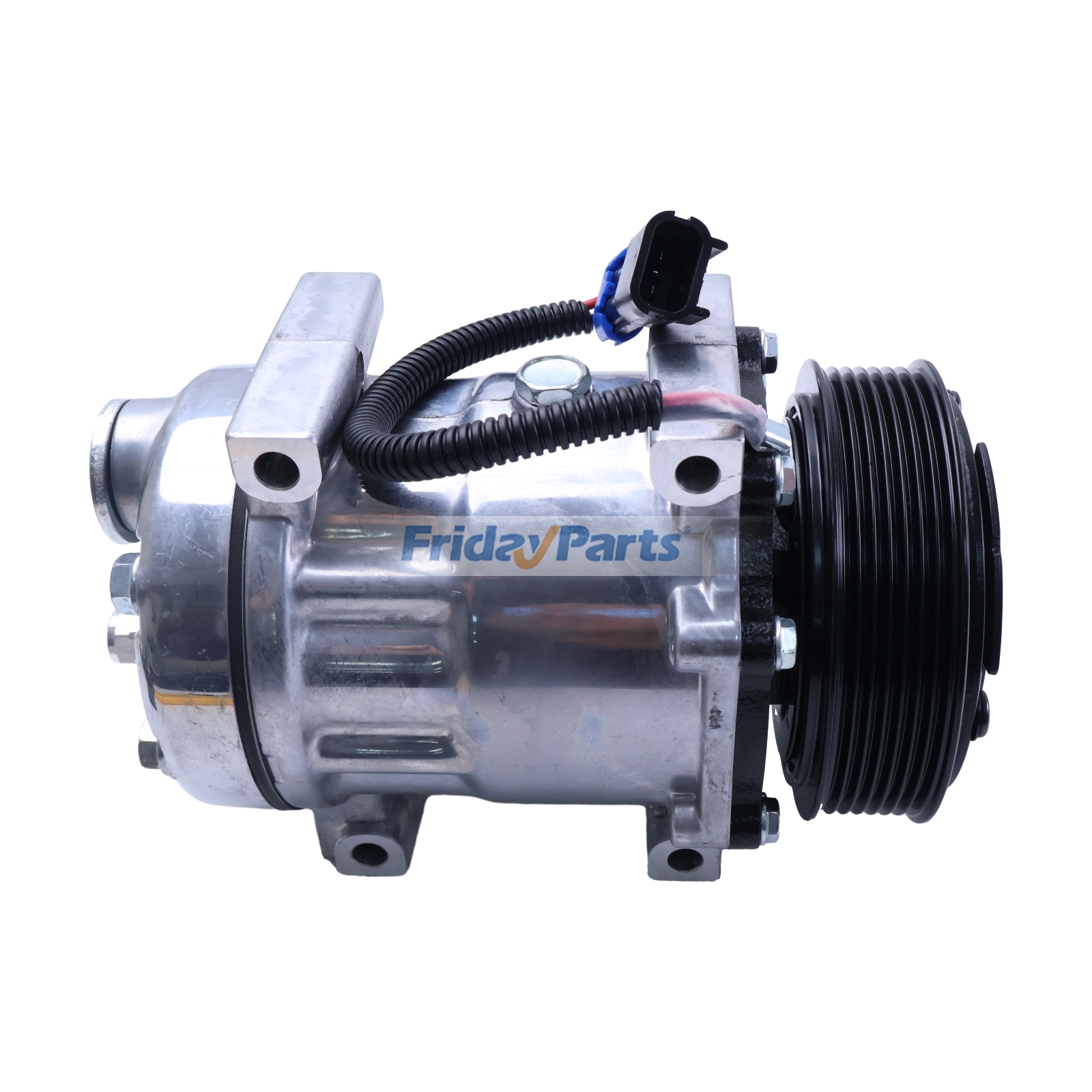 Compresor de aire acondicionado SD7H15 de 12 V, 7 unidades, 126 mm, F69-1015-151, F69-1013, F69-1015-131 para Kenworth T680, T880, T660, Peterbilt 365, 367, 389, 567, 579 y 587.