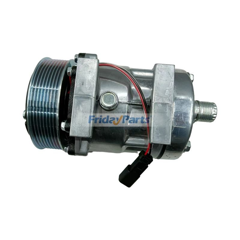 Compresor de aire acondicionado SD7H13 de 12 V, 8 unidades, 119 mm, 8971 4590 4590U1 2075679 para Sanden de FridayParts