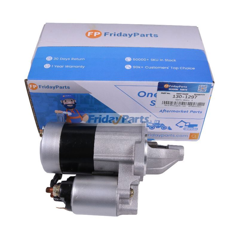 Démarreur 12 V 8 T 130-1297 pour véhicule utilitaire Toro Workman MDX-D