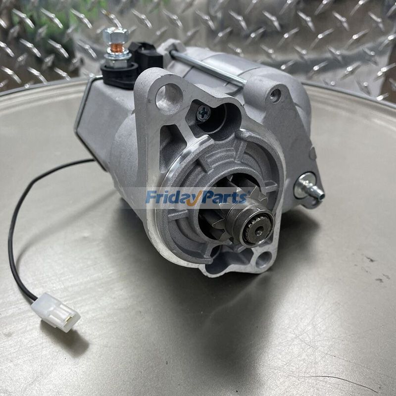 12V 9T Starter Motor 1E321-63010 for Kubota Engine D722 Bobcat Utility Vehicle 2200 2300