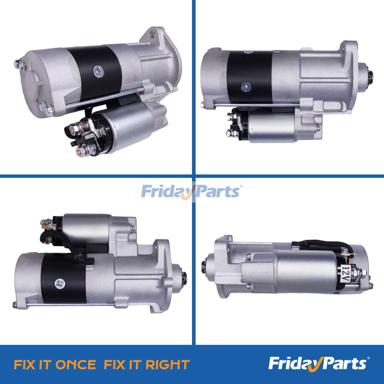 Electrical Terminal and Solenoid Detail of Carrier Starter Motor
