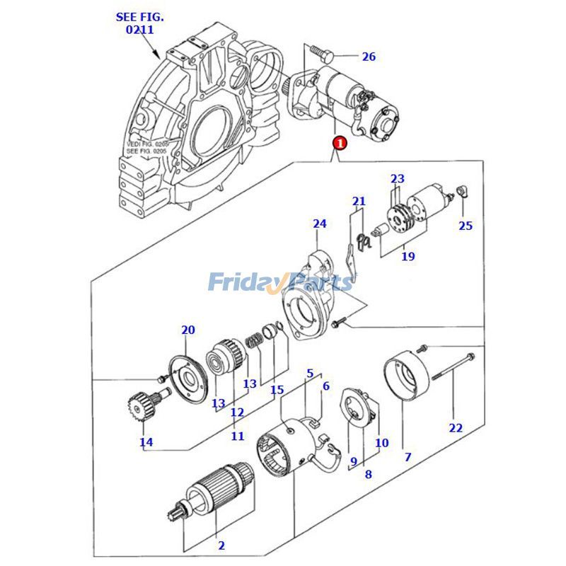 Parte para Excavadora