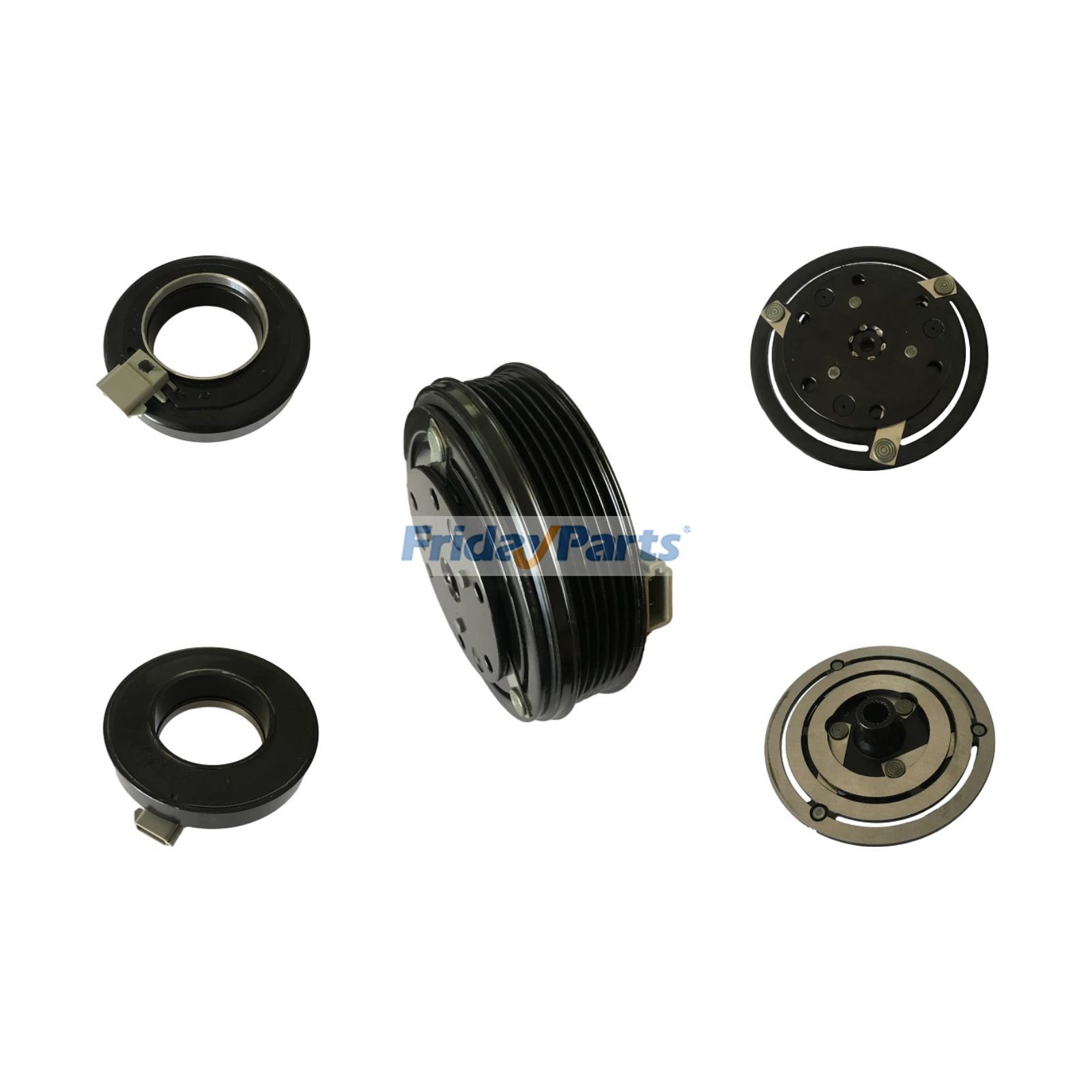 フォード レンジャー 4気筒 2.3L 2001-2011用 12V A/C コンプレッサー クラッチキット