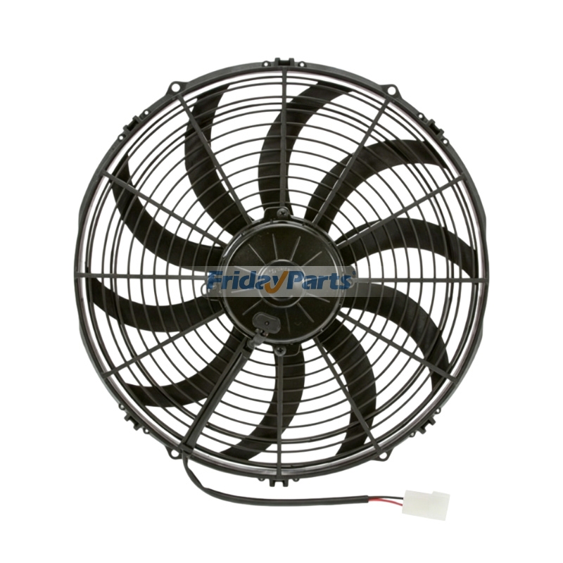 Conjunto de ventilador do condensador de ar condicionado de 12 V, substituto para Spal VA18-AP13-59A