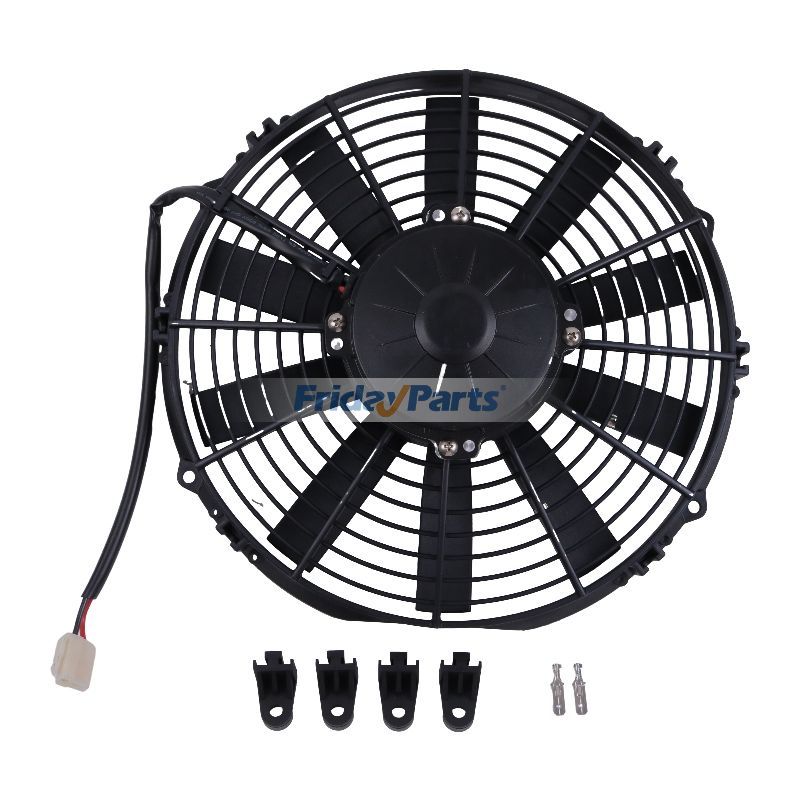 12V Replacement for Spal Electric Cooling Radiator Fan Blower 30100411 fit Truck Excavator