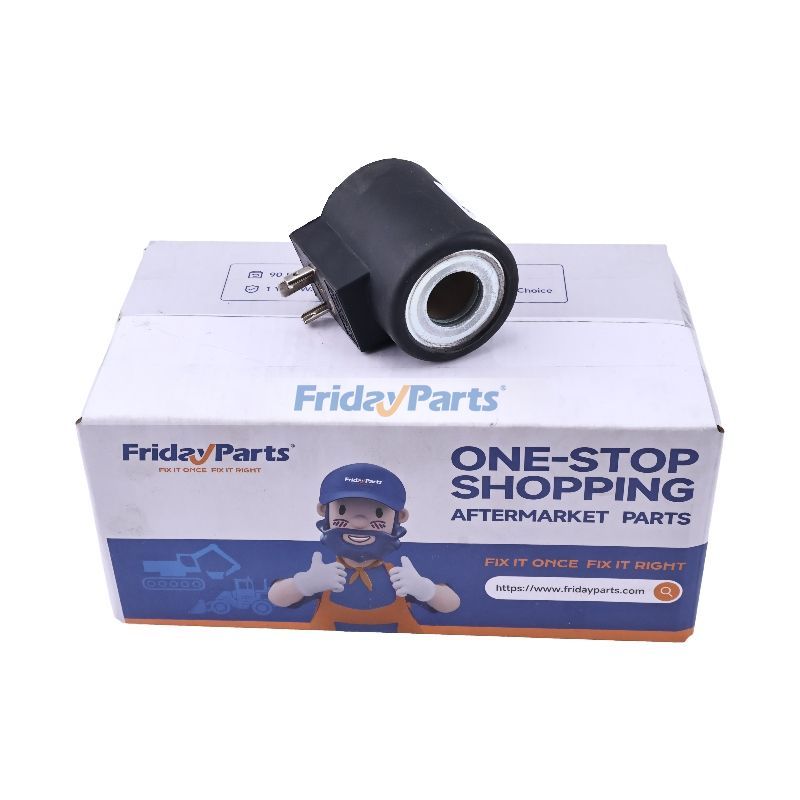 12V Aftermarket Bosch Rexroth R933000026 Solenoid Valve Coil for Excavator Loader Dozer