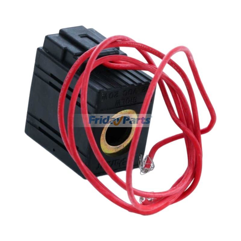 12V Aftermarket Parker S10LWD012 Cartridge Valve Coil With Dual Leads for Industrial Equipment
