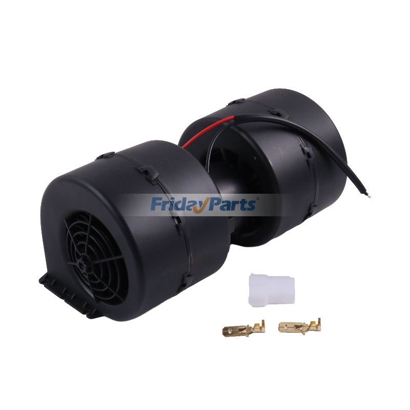 12V Aftermarket Spal 009-A45-22 009-A46-22 Double Dual Wheel Blower Motor for Excavator Loader Tractor