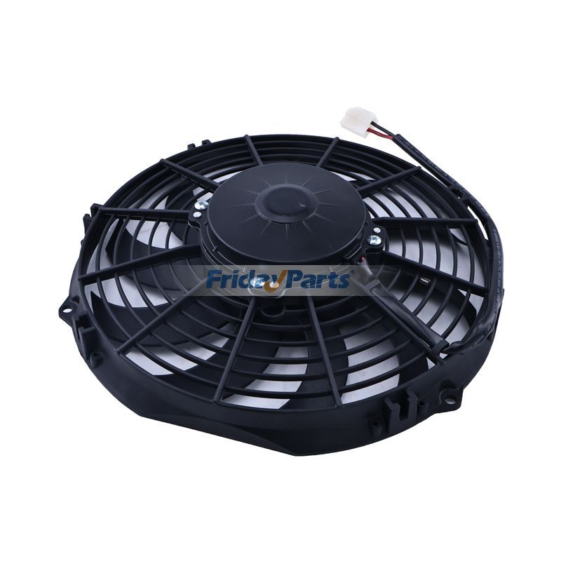 12V Aftermarket SPAL VA11-AP12/C-57A Cooling Fan for Engine Generator Set Tractor Combine