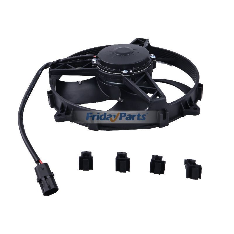 12V Aftermarket Spal VA26-AP50/C-68A Electric Fan for Excavator Loader Dozer
