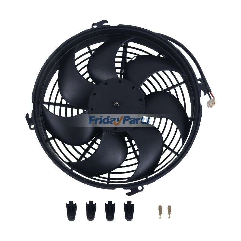 12V 12" Aftermarket Spal VA34-AP70/LL-66A Automotive Cooling Fan Assembly for Truck