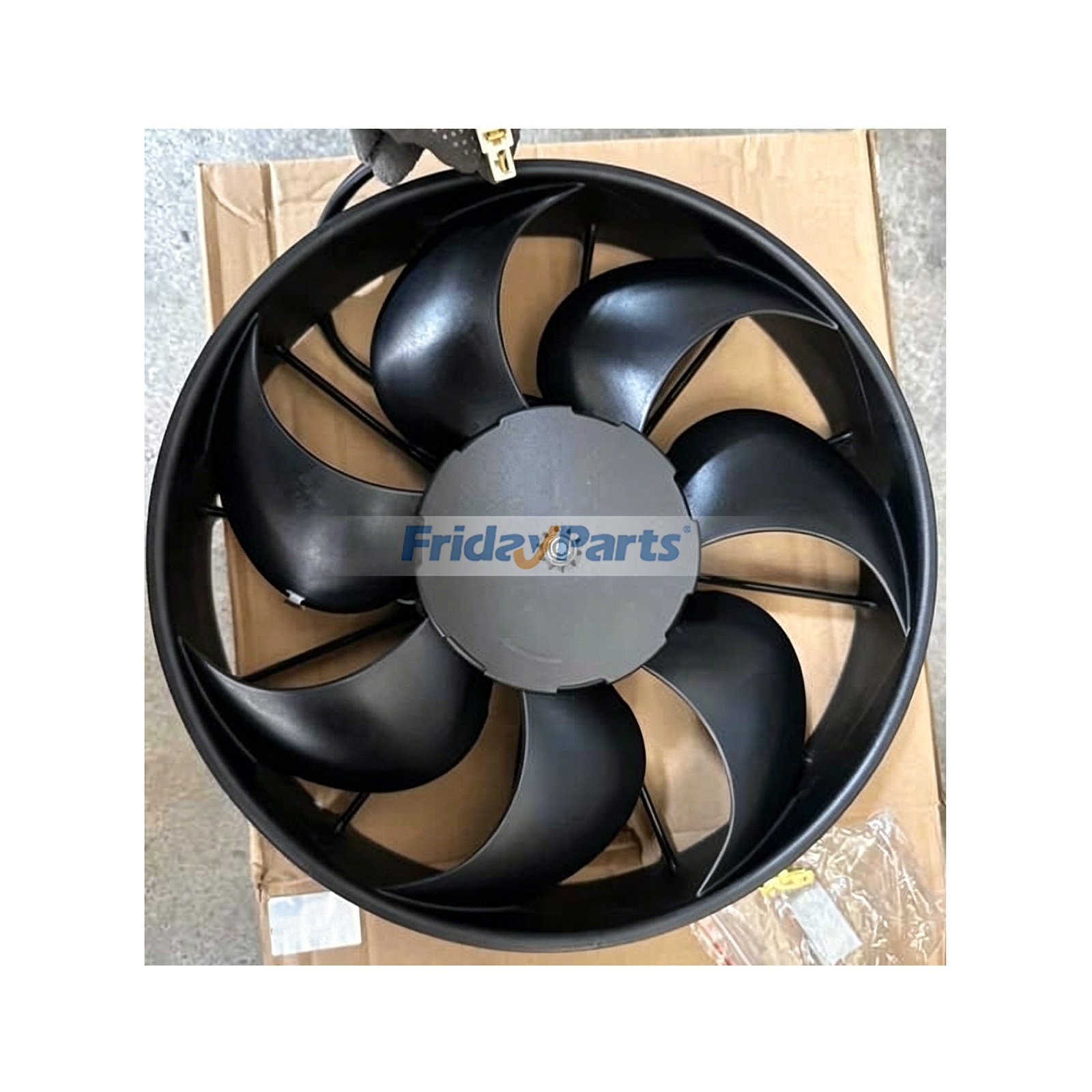 Conjunto de ventoinha de refrigeração automotiva de 12V e 12 polegadas, substituto para Spal VA51-AP70/LL-69A para Gerador,Marítimo ,Caminhão Off-Road,Caminhão,Veículo,Outros Equipamentos de Construção,Equipamento Industrial