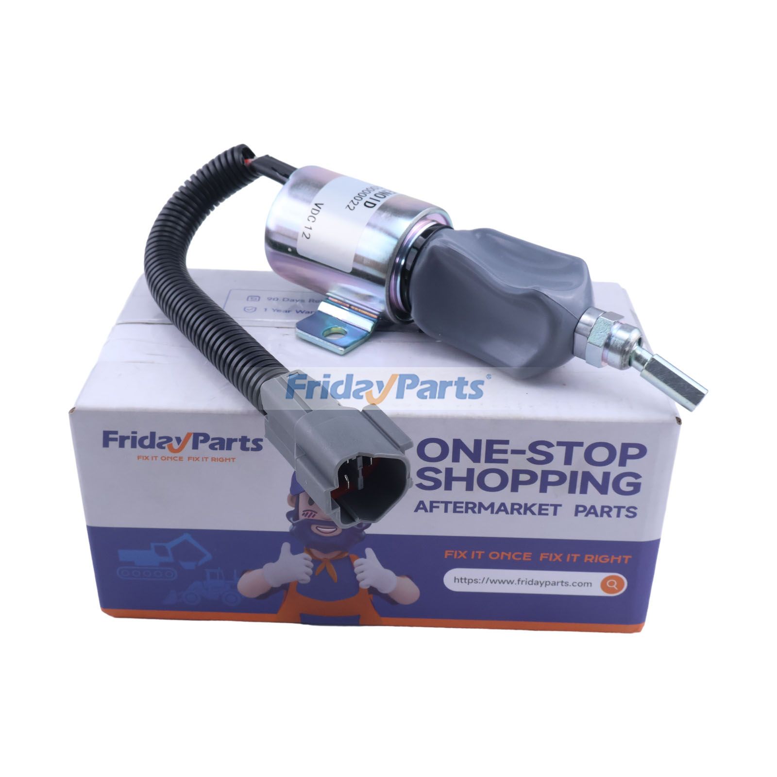 12 V Aftermarket Woodward 1751ES-12E7UC12B1 1700-4125 1700 Serie Kraftstoffabschaltung Stop Magnetventil für Motor Traktor