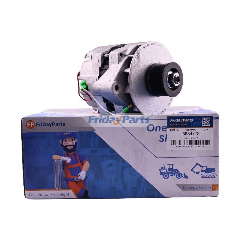 12V Alternator 3934778 3675256RX for Cummins Engine 6B 6C 8.3L 1999-2007