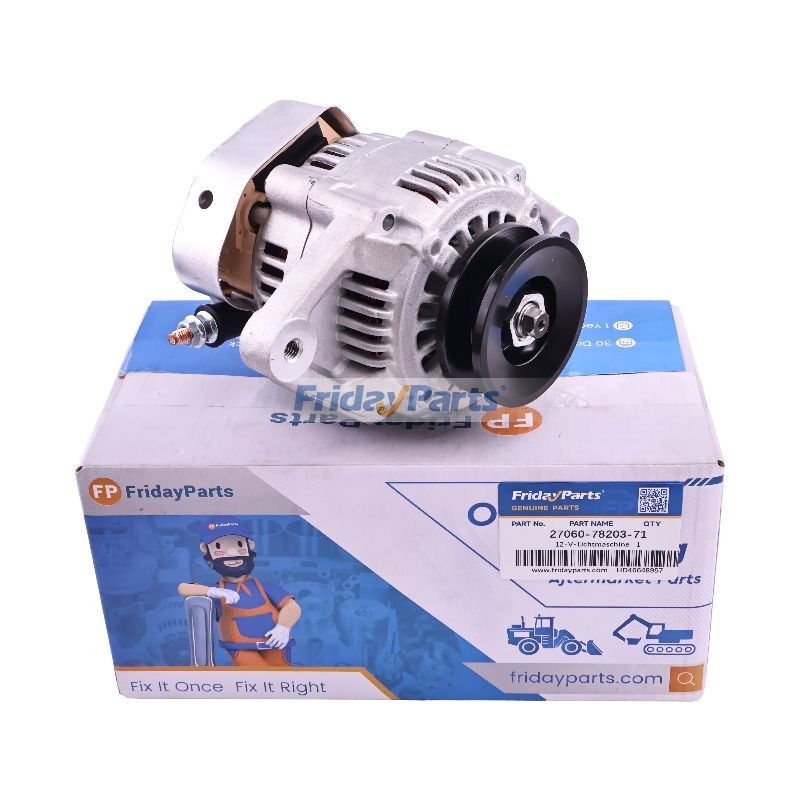 12-V-Lichtmaschine 27060-78203-71 für Toyota-Motor 1DZ 2Z 13Z 14Z 15Z Gabelstapler 02-7FD10 02-7FD15 02-7FD18 02-7FDK20 02-7FDK25
