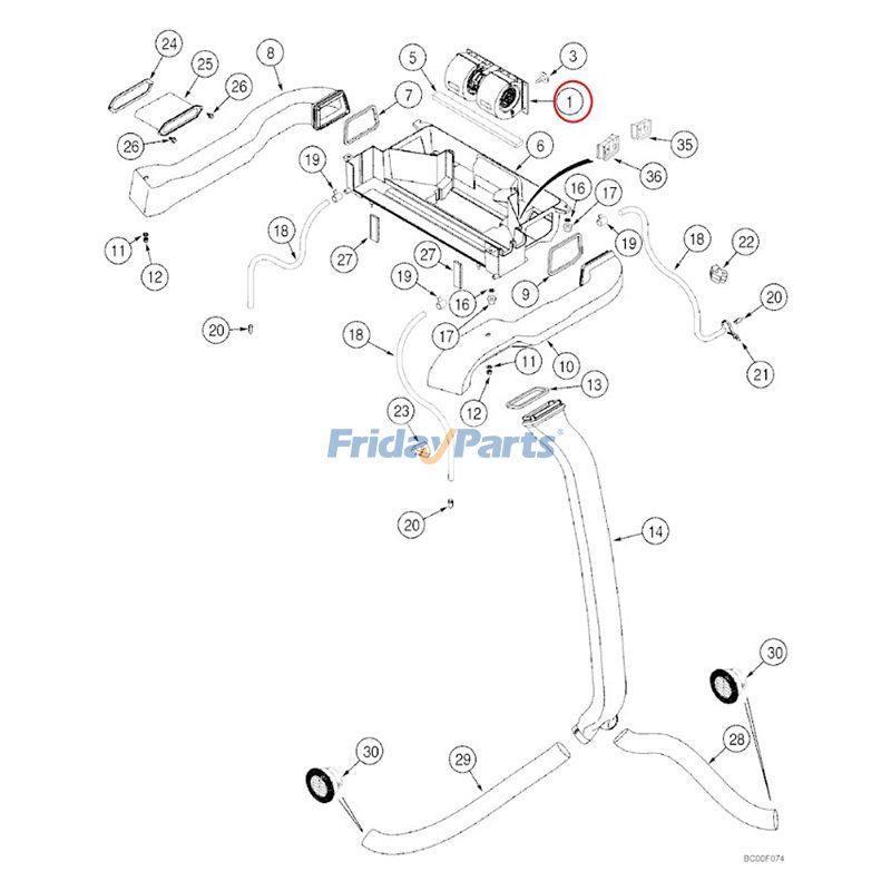 12-V-Gebläsemotor 377220A2 für FALL 580M 590SN 2344 6130 STX280 STX430 MAGNUM 180 215 275 335 MX180 MX220 MX305für Für CASE