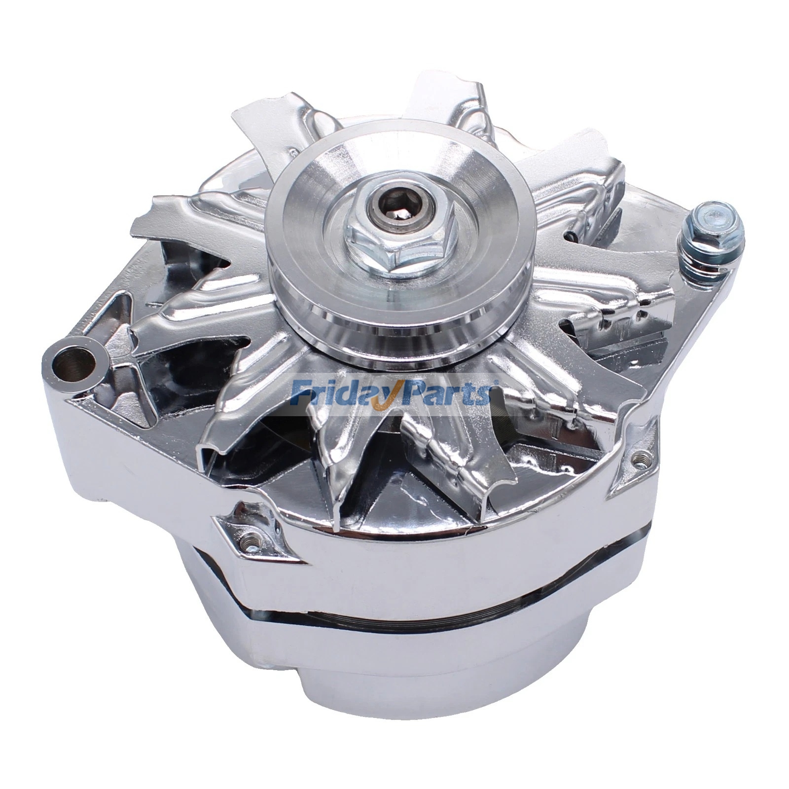 12V Chrome Alternator 21-7127-SE105C for Chevrolet Vehcile