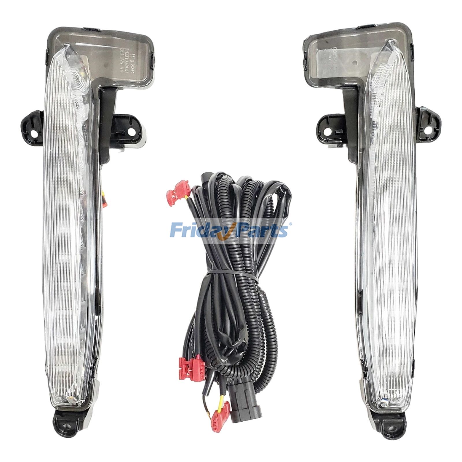 12V Klar LED Nebel Licht Kit Mit Draht Dual Farbe MSLAFL-0173 für 2020-2021 Corolla SE XSE