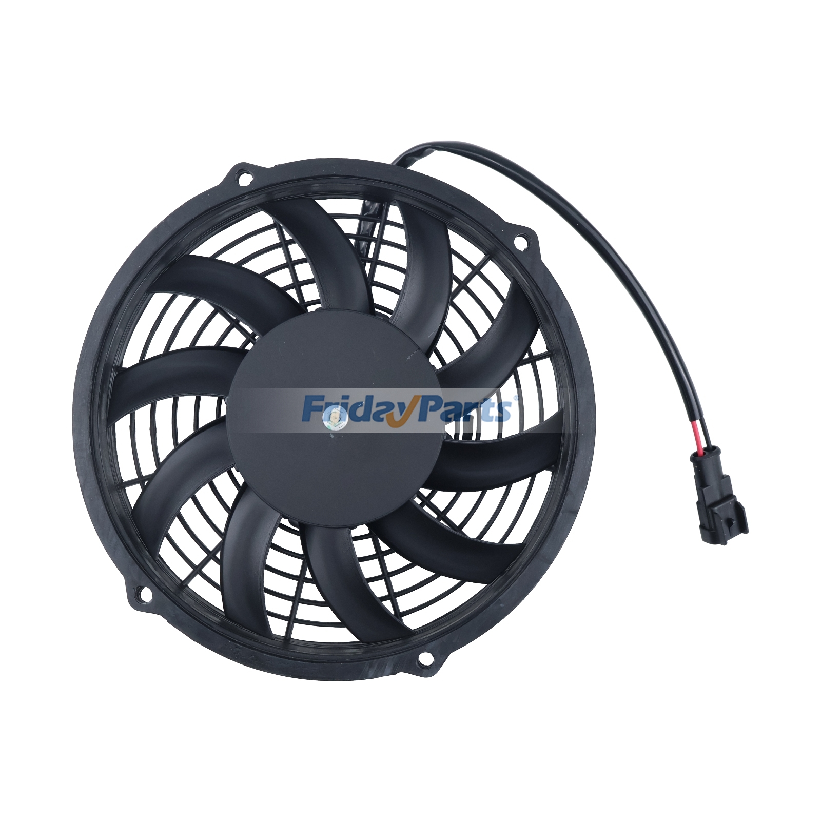 12V-Lüfter 6680160 für Kubota-Motor D1005, Bobcat-Kompaktlader S70 463, Mini-Raupenlader MT52, MT55, MT85, MT100