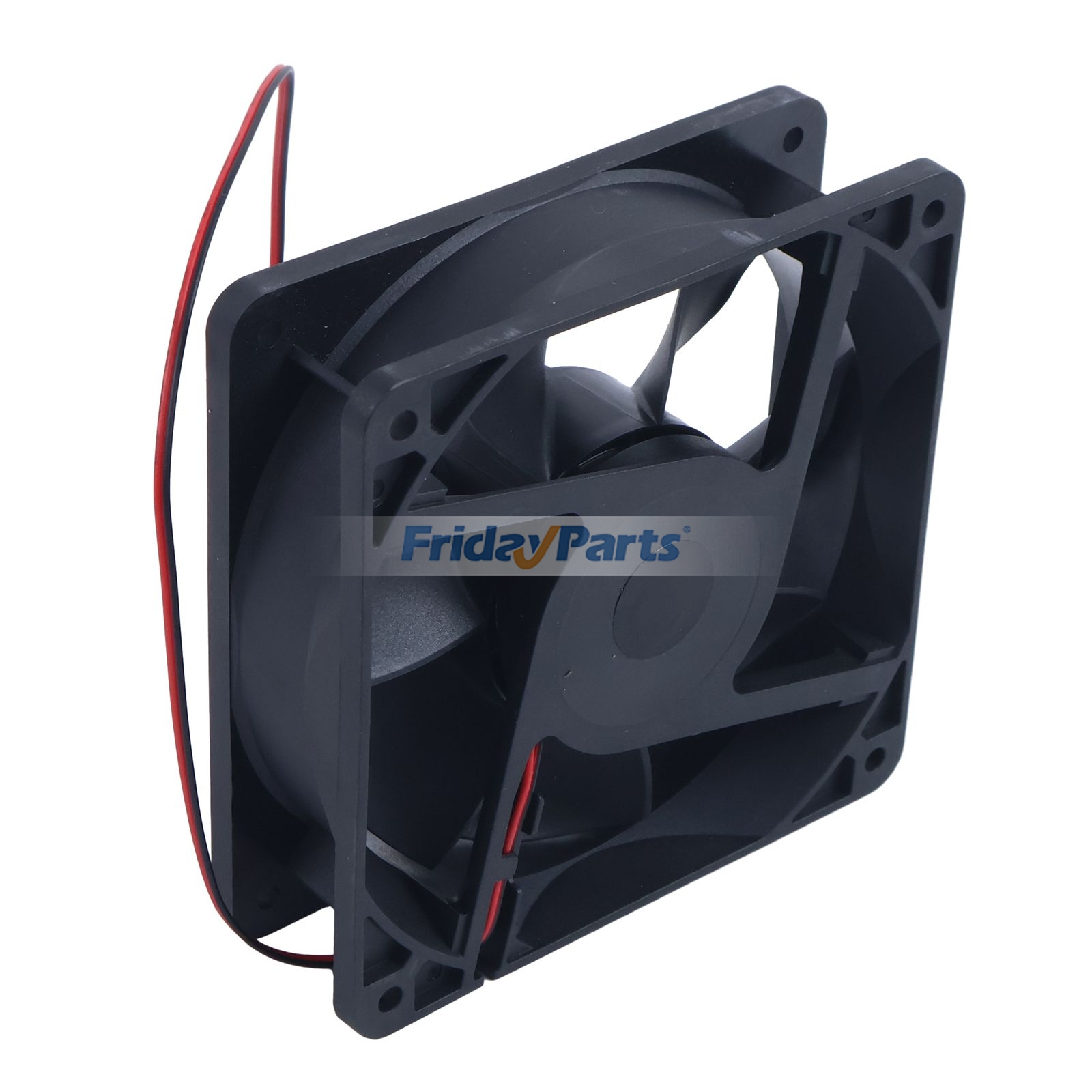 Ventilateur de refroidissement sans balais 12 V CC à 2 broches, 120 x 120 x 38 mm, pour boîtier de refroidissement, haut débit d'air, pour réfrigérateur de camping-car, armoire de commande réfrigéréepourPour AUTRE MARQUE