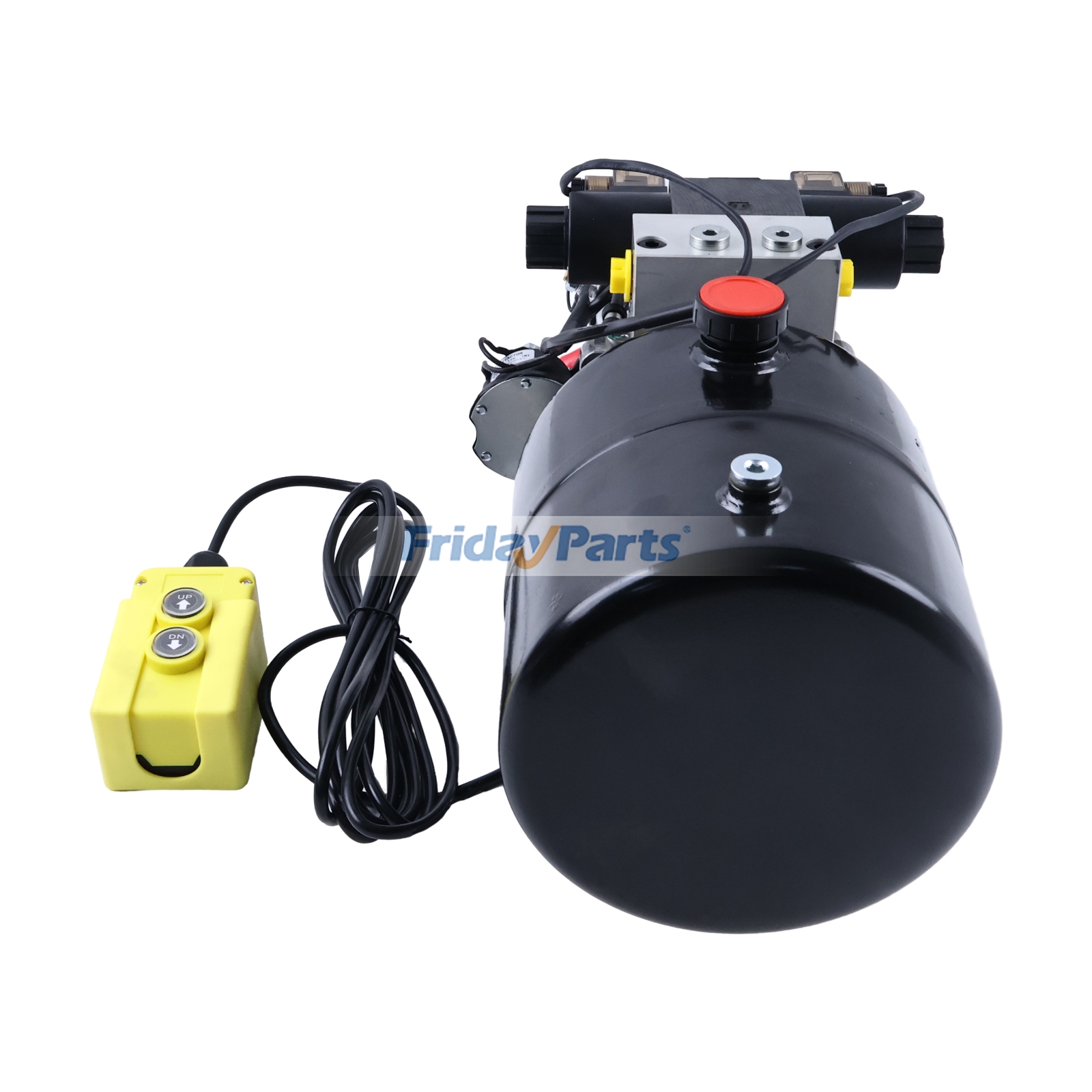 12V DC Double Acting Hydraulic Power Unit 6 Quart Steel Tank With Remote Control HPU-SR-12VDC-DA-06 for Dump Trailer Scissor Lift Table
