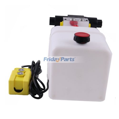 Quarg Tank 12V DC Double Acting Hydraulic Power Unit 6 Quart Tank With Remote ...