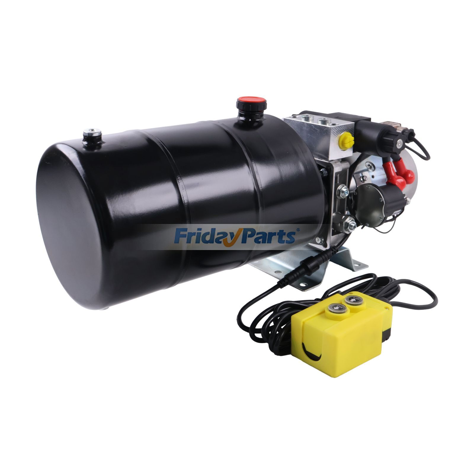 他ブランド用用12V DC 複動式油圧ポンプ電源ユニット 10クォート スチールタンク リモコン付き HPU-SR-12VDC-DA-10 ダンプトレーラーシザーリフトテーブル用