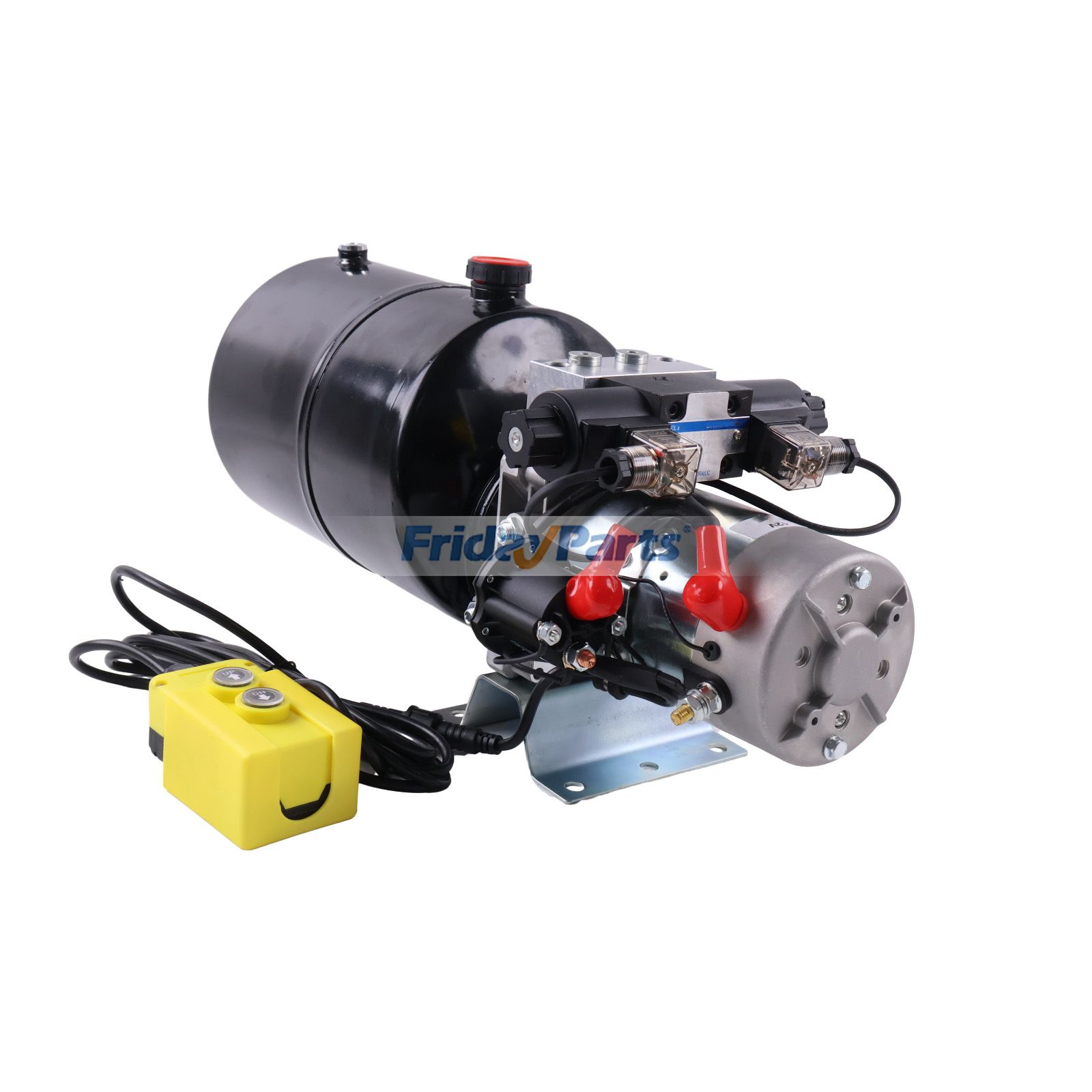 12V DC Double Acting Hydraulic Pump Power Unit 8 Quart With Remote Control HPU-SR-12VDC-DA-08 for Dump Trailer Scissor Lift Table