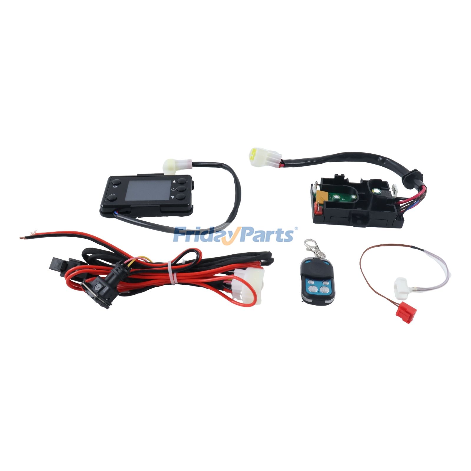 12V Diesel Heater Control Board With LCD Panel & Sensor Harness for Webasto Diesel Heater 5KW