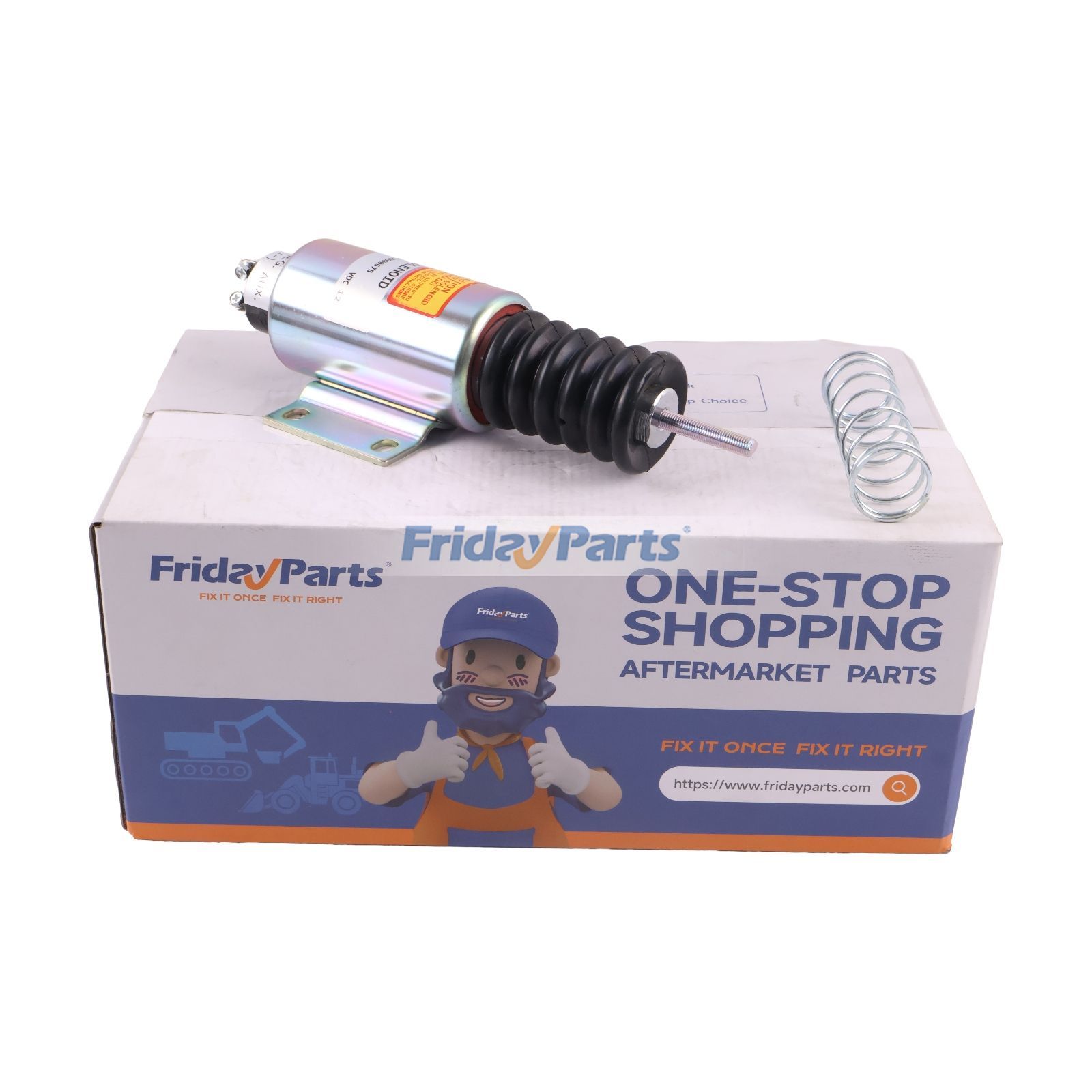 12V Diesel Shut Down Solenoid Valve 2370-12E2U1B2S1A for Woodward Engine Controller 2370 Series