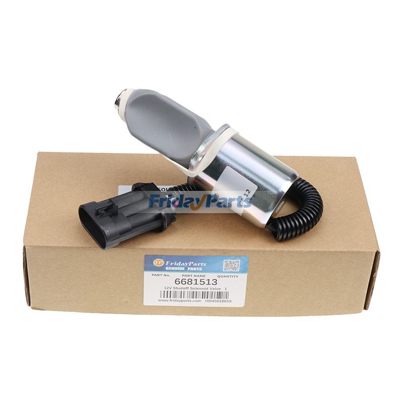 12V Abschaltung Magnetventil 6681513 für Bobcat 325 328 331 334 337 341 5600 751 753 763 773 7753 S150 S160 S175 S185 T190