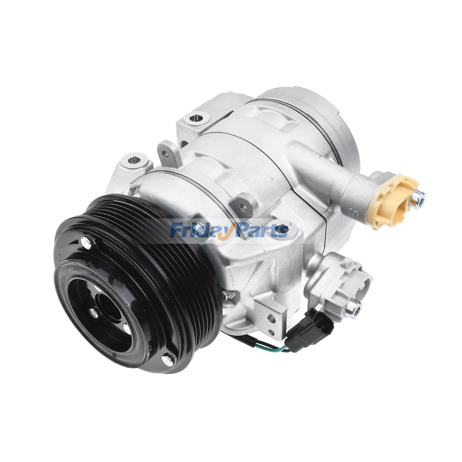 12V DKS20DT A/C Compressor HC3Z19703B for Ford F-250 F-350 F-450 F-550 Super Duty 6.2L 6.8L 2017-2020