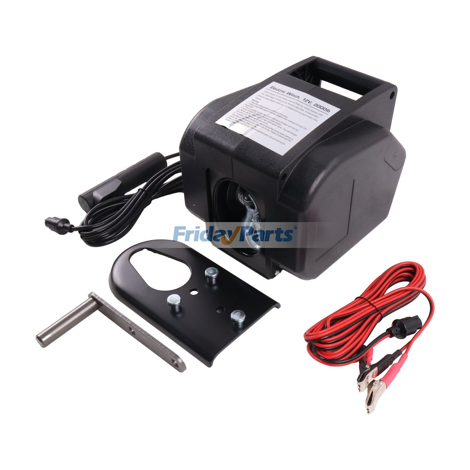 ボート用12V単方向手動引き出し式電動ウインチ