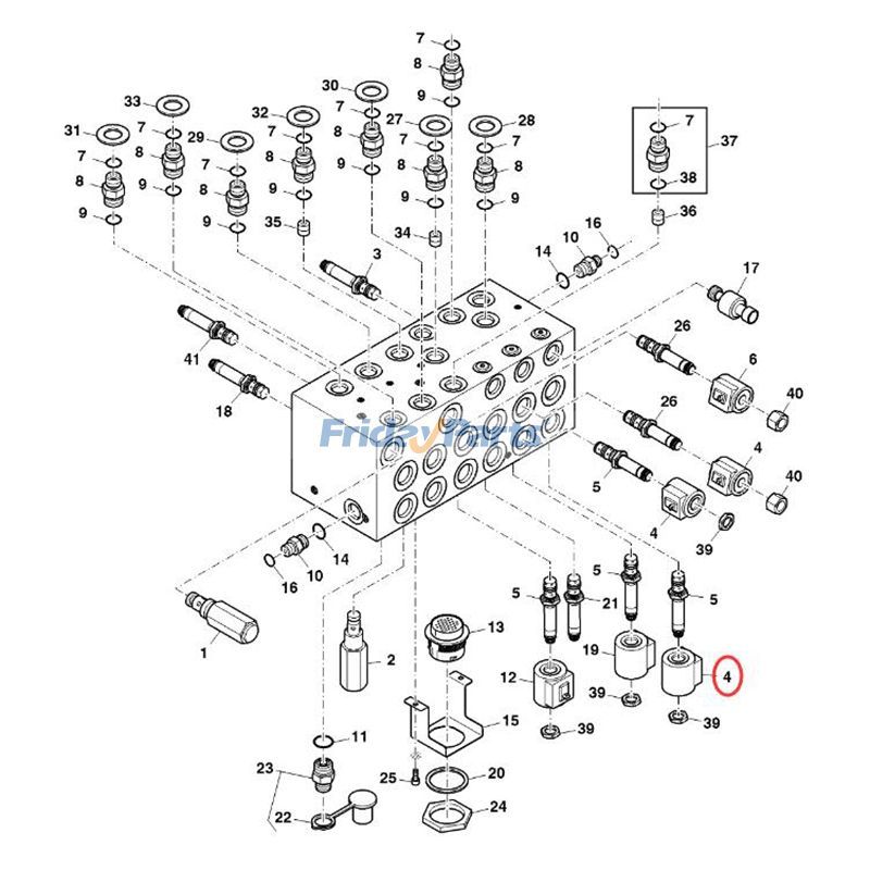 Bobine électrique combinée 12 V de FridayParts