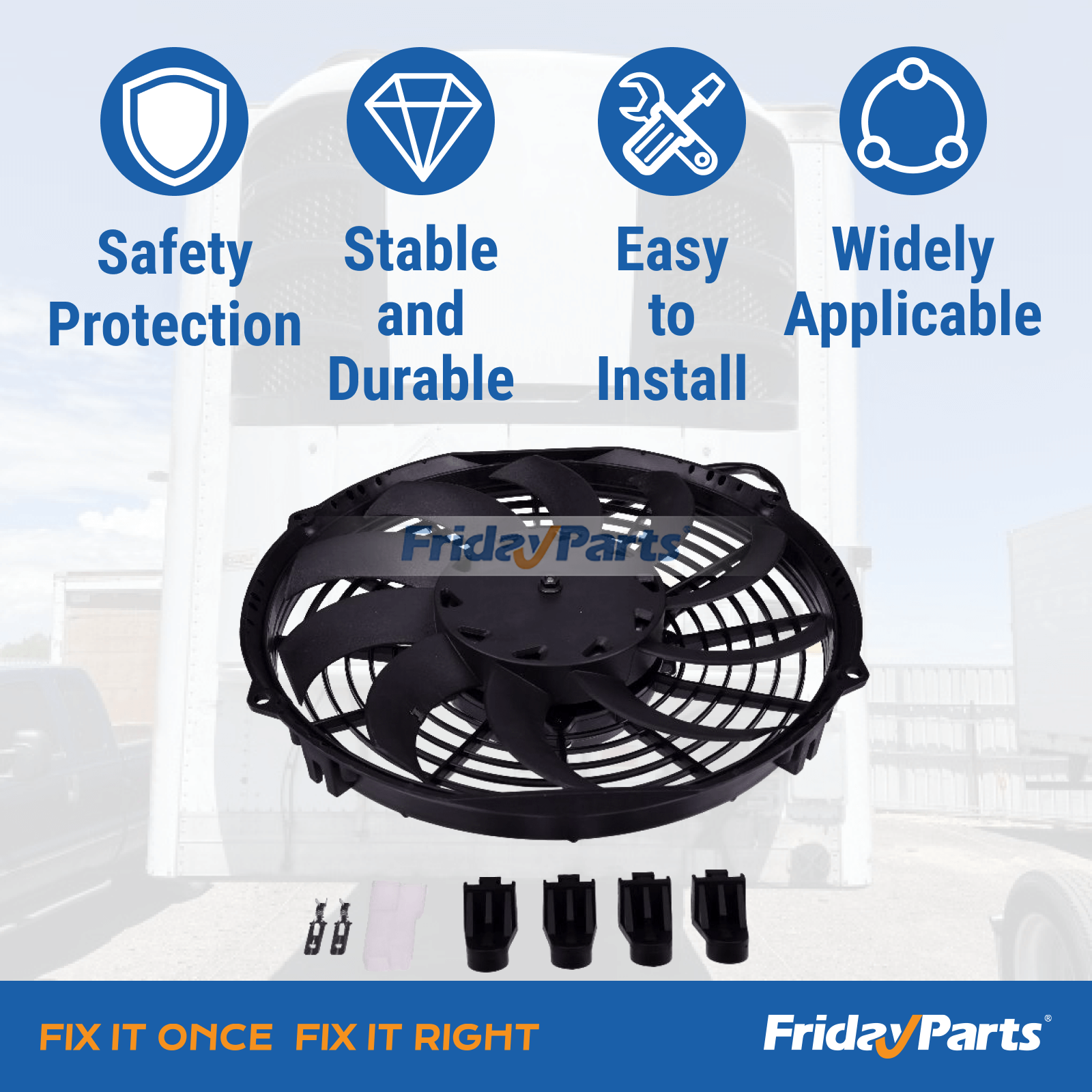 12V Fan Blower Suction with High Airflow for Efficient Refrigeration Cooling