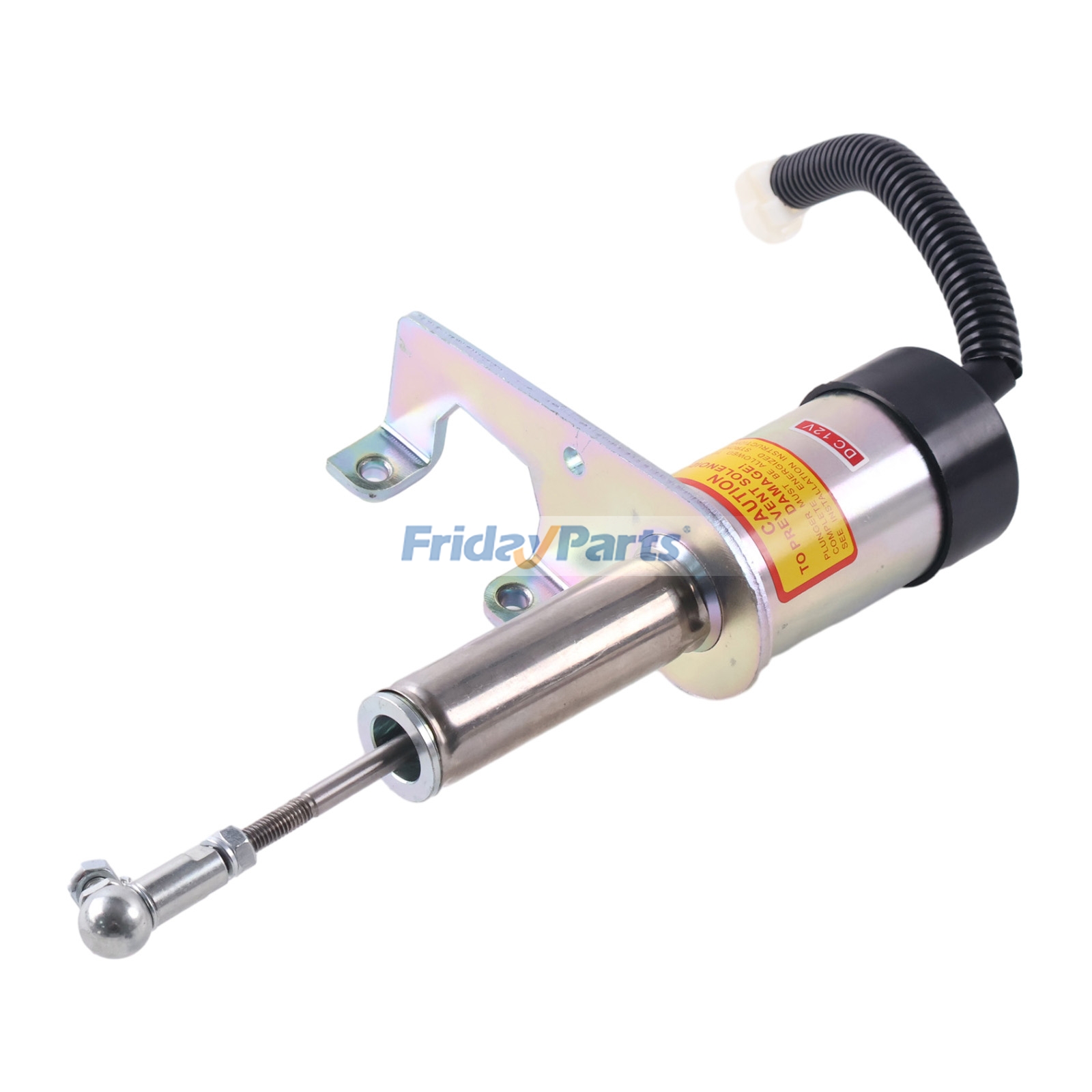 Válvula Solenoide de Extinção de Chama 12V 4911834 para Motor Cummins S3.8G 40-62,5 KVA