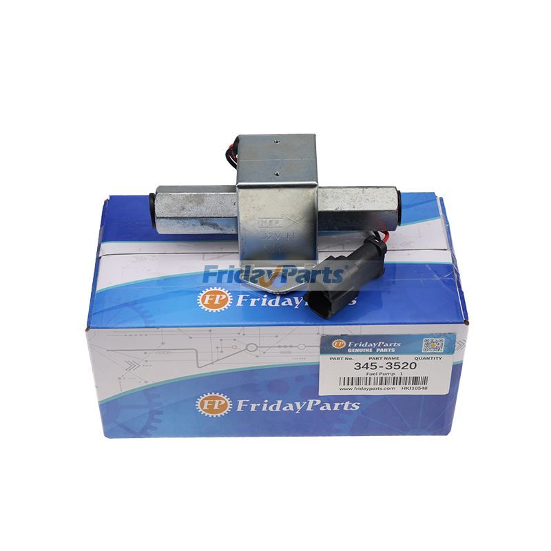 12V Fuel Pump 345-3520 for Caterpillar CAT 59D 226D 232D 236D 279D 289D 299D 910K 914K Loader
