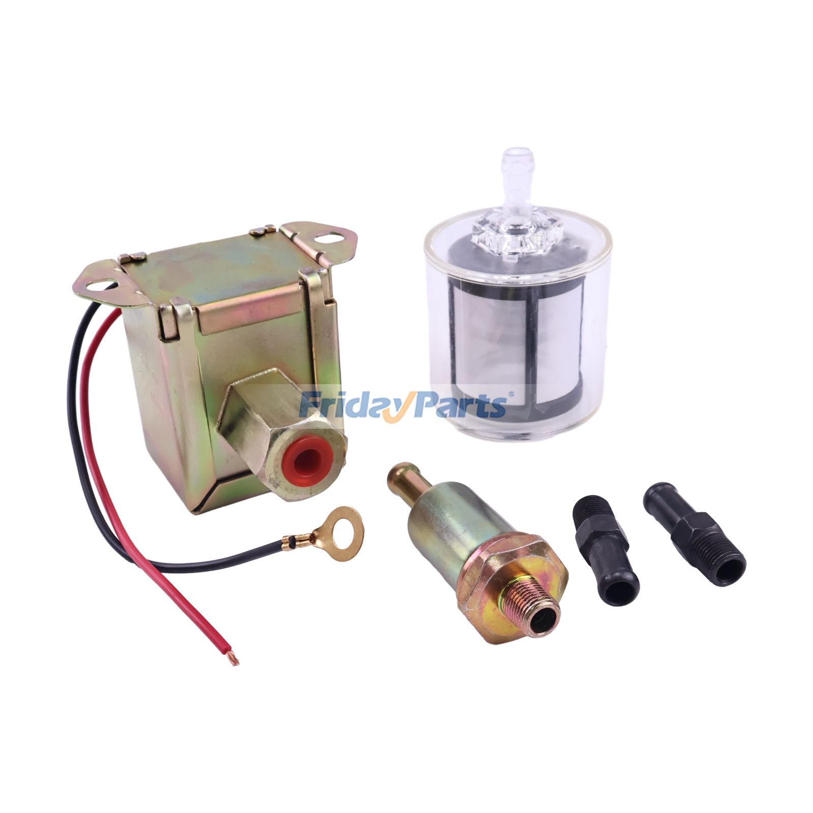 12V Fuel Pump 416-5886 with Filter 416-5884 for Caterpillar CAT Loader 226D 232D 236D 239D 242D 246D 249D 257D 259D 262D 272D 277D 279D 287D 289D 297D 299D