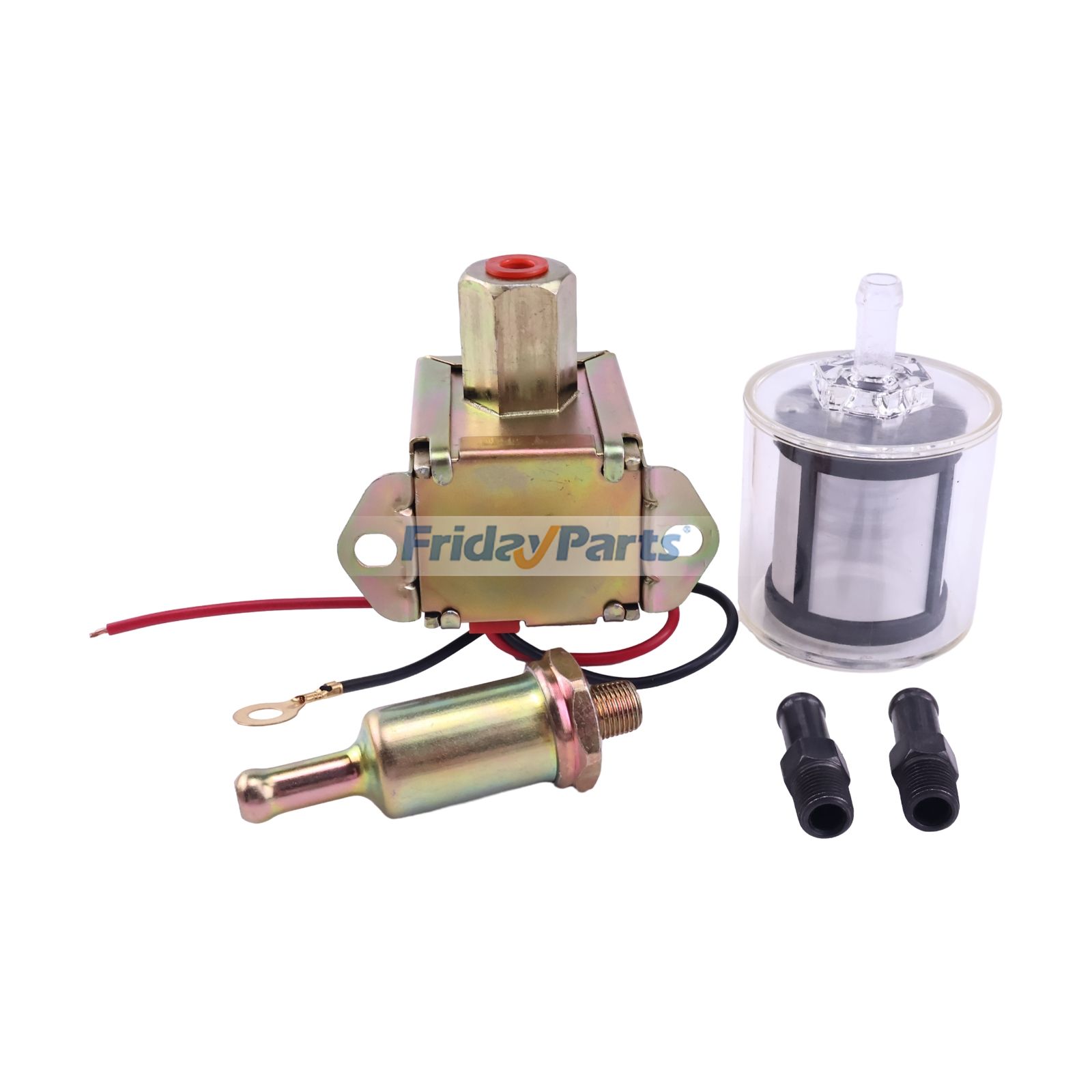 12V Fuel Pump with Filtererpillar CAT For CAT Engine,Loader