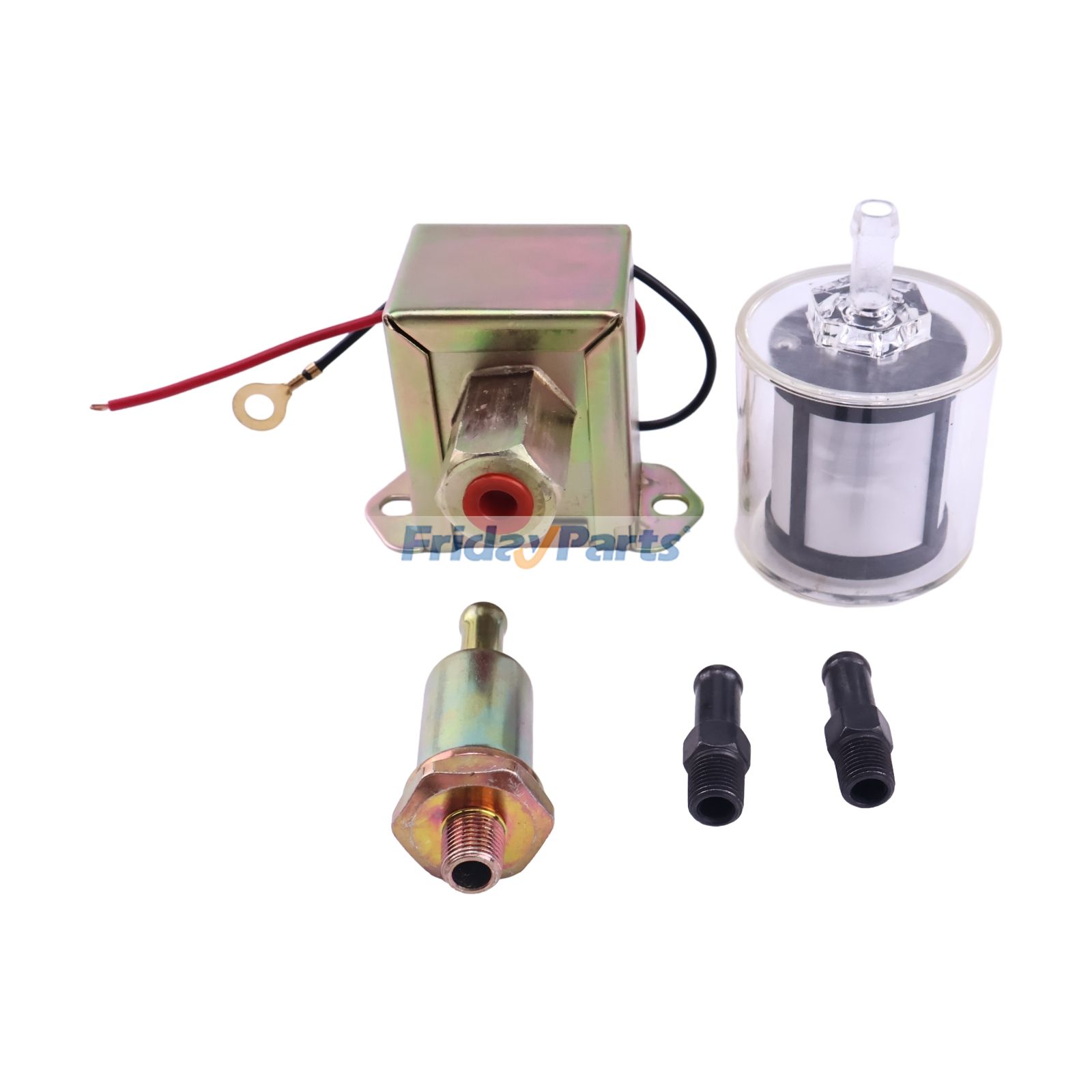 12V Fuel Pump 416-5886 with Filter 416-5884 for Caterpillar CAT Loader 226D 232D 236D 239D 242D 246D 249D 257D 259D 262D 272D 277D 279D 287D 289D 297D 299D for less